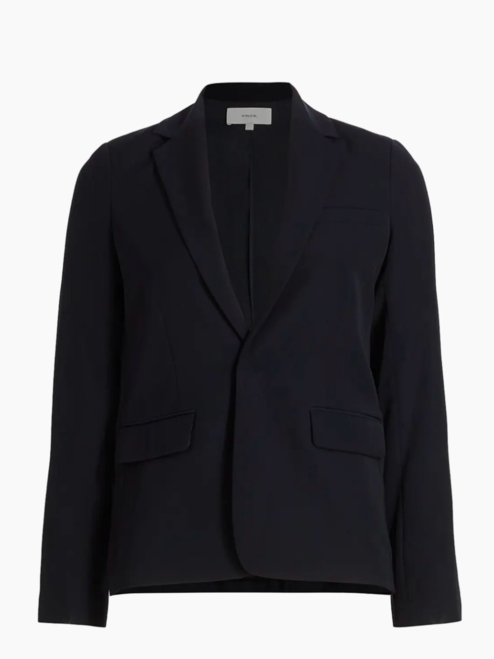 Vince Concealed Closure Navy Blue Blazer - size 2